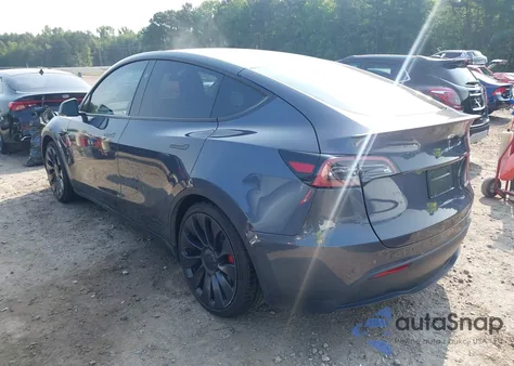 2023 Tesla Model Y Performance Dual Motor All-Wheel Drive из США, поврежденный, VIN 7SAYGDEF6PF872801